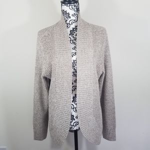 New York & Company Tan Chunky Knit Cardigan